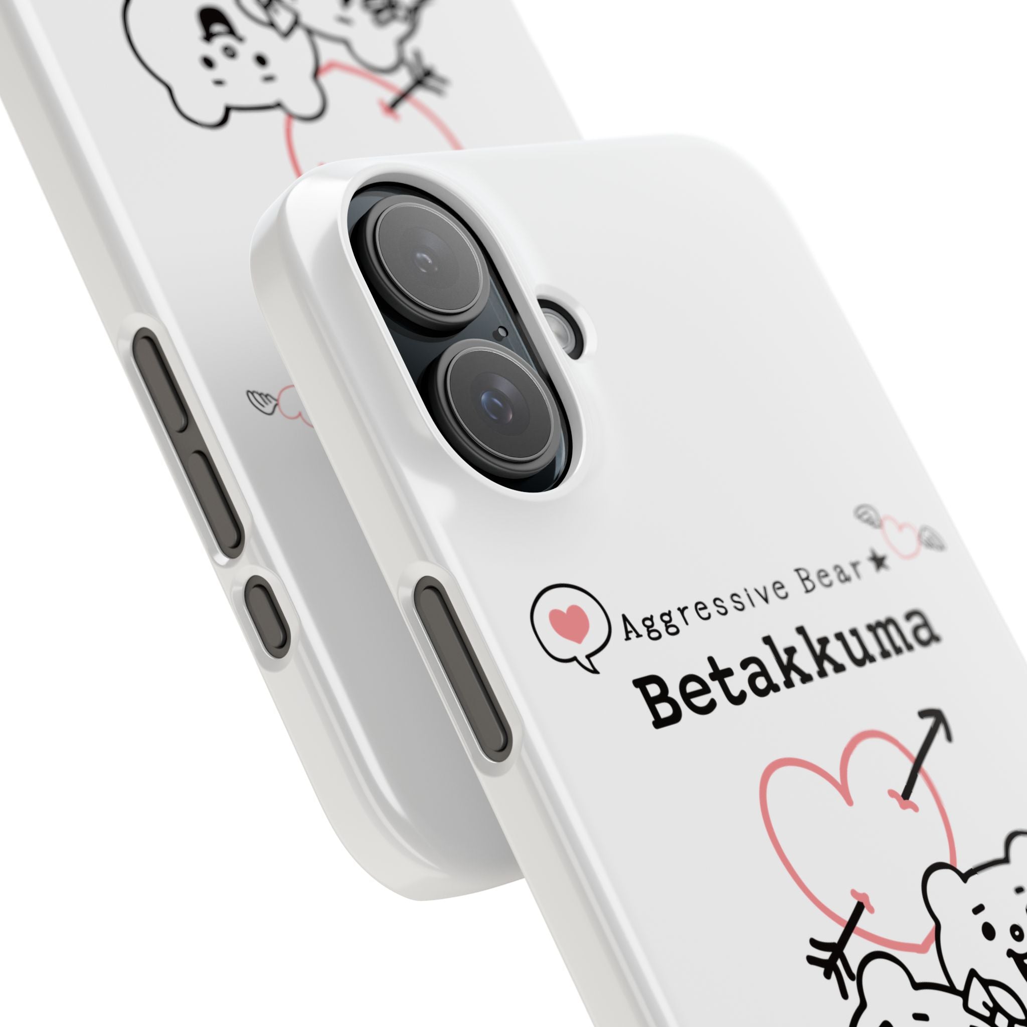 Betakkuma Arrow Heart Phone Case